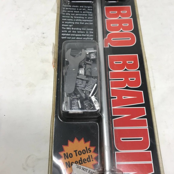 BBQ Branding Iron w Changeable Letters - Picture 7 of 8